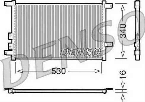 NPS DCN01011 - Condenser, air conditioning autospares.lv