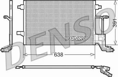 NPS DCN02014 - Condenser, air conditioning autospares.lv