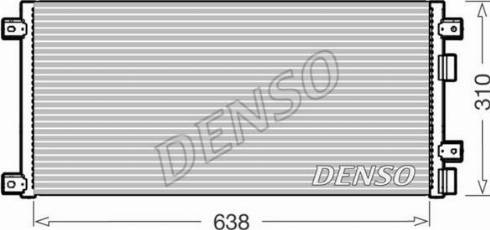 NPS DCN12006 - Condenser, air conditioning autospares.lv