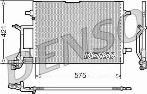 NPS DCN32016 - Condenser, air conditioning autospares.lv