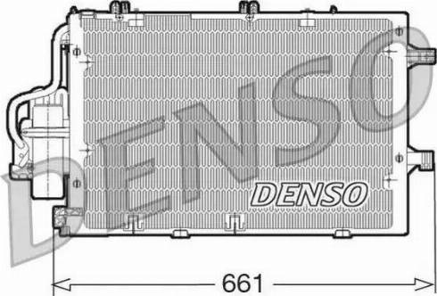 NPS DCN20015 - Condenser, air conditioning autospares.lv