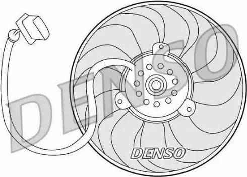 NPS DER32004 - Fan, radiator autospares.lv