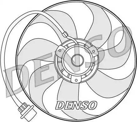 NPS DER32001 - Fan, radiator autospares.lv
