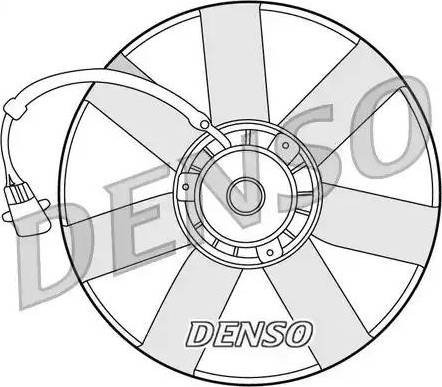 NPS DER32002 - Fan, radiator autospares.lv