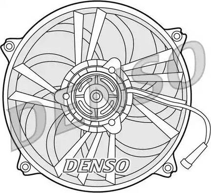 NPS DER21014 - Fan, radiator autospares.lv