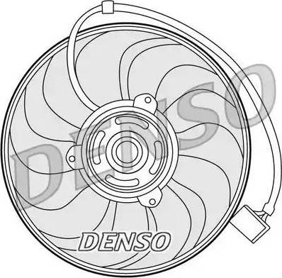 NPS DER27001 - Fan, radiator autospares.lv