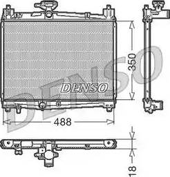 NPS DRM50001 - Radiator, engine cooling autospares.lv