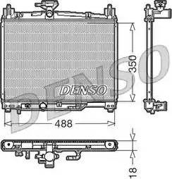 NPS DRM50002 - Radiator, engine cooling autospares.lv