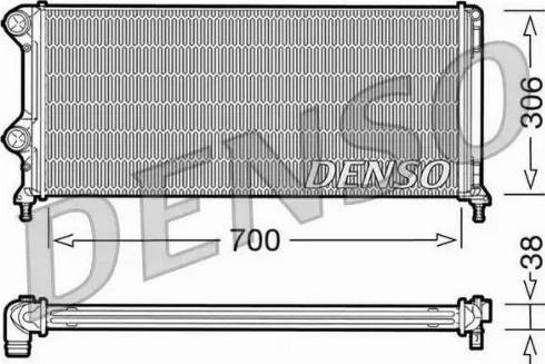 NPS DRM09060 - Radiator, engine cooling autospares.lv