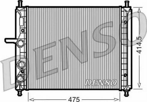 NPS DRM09034 - Radiator, engine cooling autospares.lv