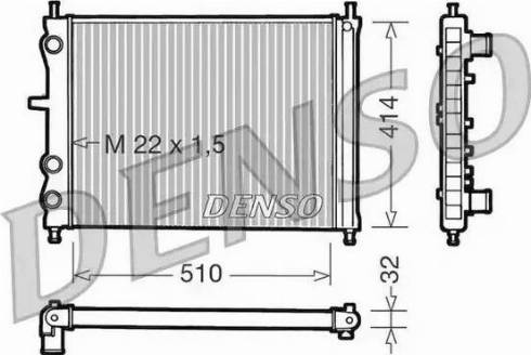 NPS DRM09024 - Radiator, engine cooling autospares.lv