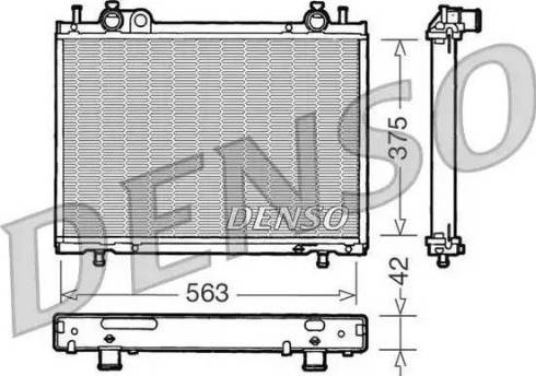 NPS DRM09021 - Radiator, engine cooling autospares.lv