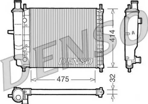 NPS DRM09028 - Radiator, engine cooling autospares.lv