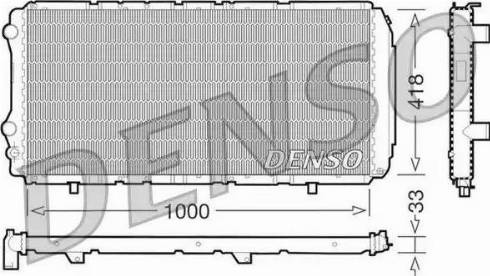 NPS DRM09075 - Radiator, engine cooling autospares.lv