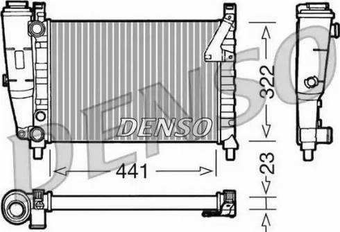 NPS DRM09143 - Radiator, engine cooling autospares.lv