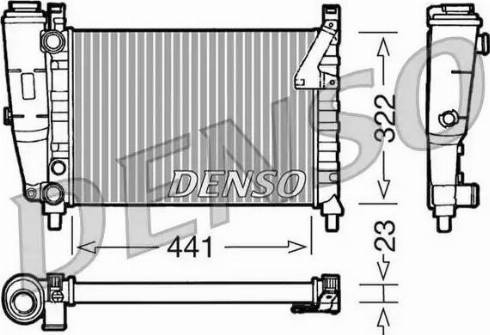 NPS DRM09143 - Radiator, engine cooling autospares.lv