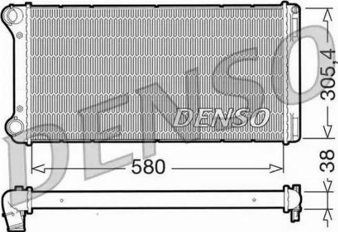 NPS DRM09103 - Radiator, engine cooling autospares.lv