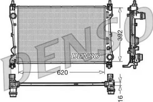 NPS DRM09113 - Radiator, engine cooling autospares.lv