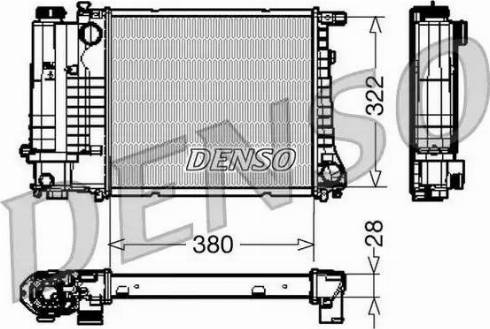 NPS DRM05044 - Radiator, engine cooling autospares.lv