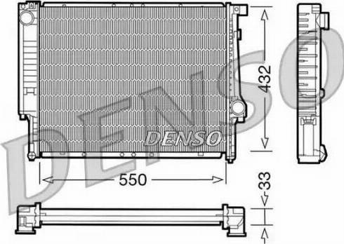 NPS DRM05041 - Radiator, engine cooling autospares.lv