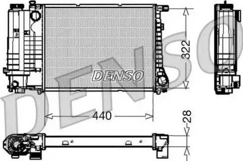 NPS DRM05042 - Radiator, engine cooling autospares.lv