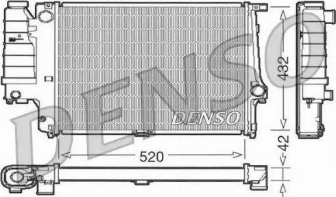 NPS DRM05064 - Radiator, engine cooling autospares.lv