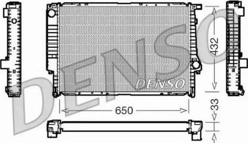 NPS DRM05066 - Radiator, engine cooling autospares.lv