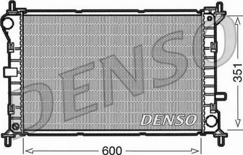 NPS DRM10051 - Radiator, engine cooling autospares.lv