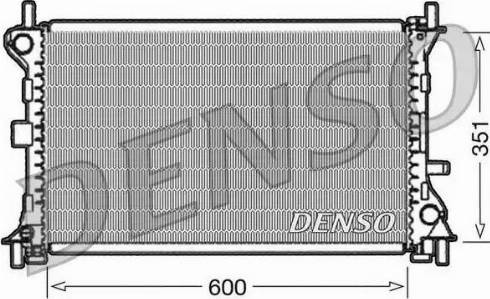 NPS DRM10052 - Radiator, engine cooling autospares.lv