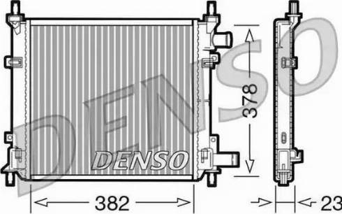 NPS DRM10060 - Radiator, engine cooling autospares.lv