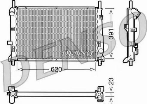 NPS DRM10070 - Radiator, engine cooling autospares.lv