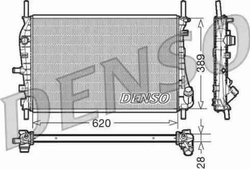 NPS DRM10073 - Radiator, engine cooling autospares.lv