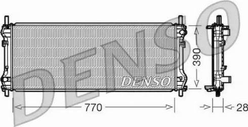 NPS DRM10103 - Radiator, engine cooling autospares.lv