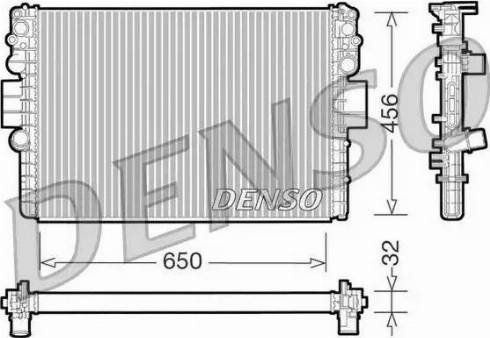 NPS DRM12006 - Radiator, engine cooling autospares.lv