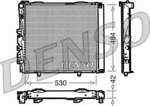 NPS DRM17040 - Radiator, engine cooling autospares.lv