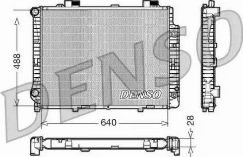 NPS DRM17041 - Radiator, engine cooling autospares.lv