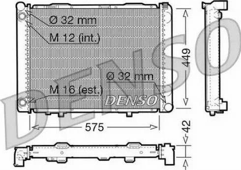 NPS DRM17069 - Radiator, engine cooling autospares.lv