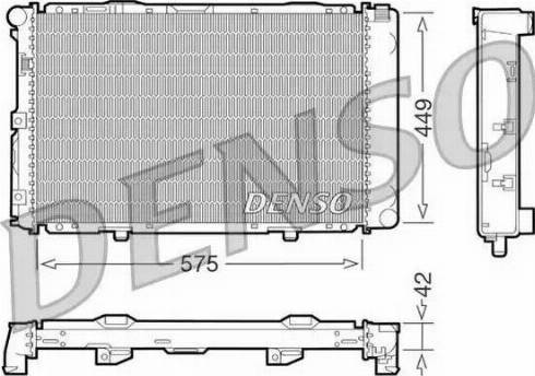 NPS DRM17065 - Radiator, engine cooling autospares.lv