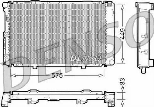 NPS DRM17066 - Radiator, engine cooling autospares.lv