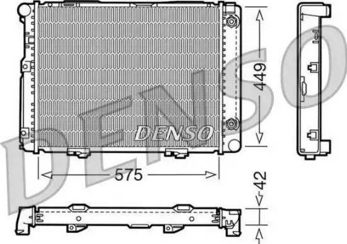 NPS DRM17060 - Radiator, engine cooling autospares.lv