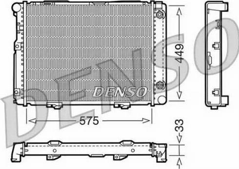 NPS DRM17061 - Radiator, engine cooling autospares.lv