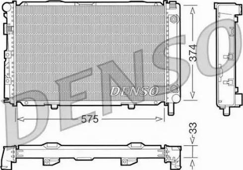 NPS DRM17063 - Radiator, engine cooling autospares.lv