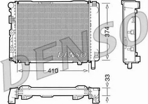 NPS DRM17062 - Radiator, engine cooling autospares.lv