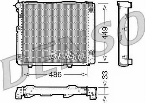 NPS DRM17067 - Radiator, engine cooling autospares.lv