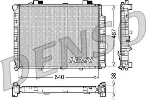 NPS DRM17085 - Radiator, engine cooling autospares.lv