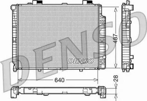 NPS DRM17088 - Radiator, engine cooling autospares.lv