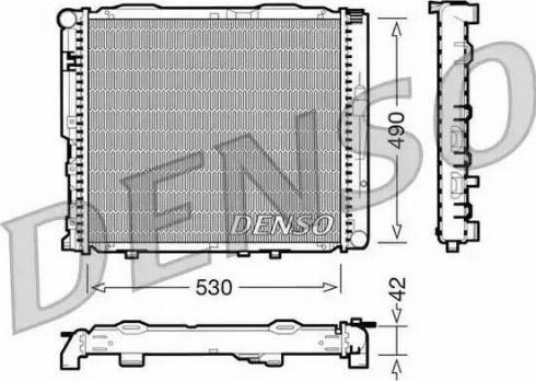 NPS DRM17034 - Radiator, engine cooling autospares.lv