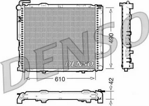 NPS DRM17035 - Radiator, engine cooling autospares.lv