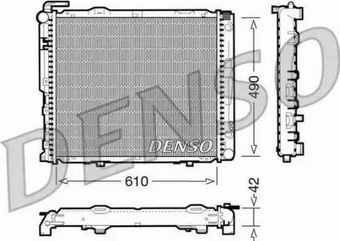 NPS DRM17036 - Radiator, engine cooling autospares.lv