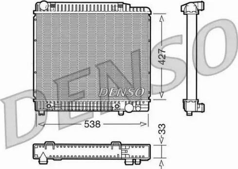 NPS DRM17022 - Radiator, engine cooling autospares.lv